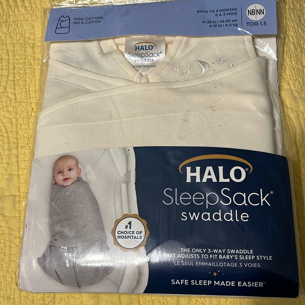Newborn Halo SleepSack swaddle